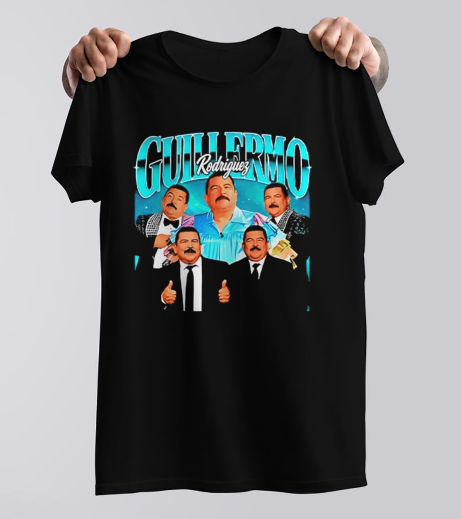 Guillermo Rodriguez 90s Collage Nostalgic Humor Thumbs Up T-Shirt