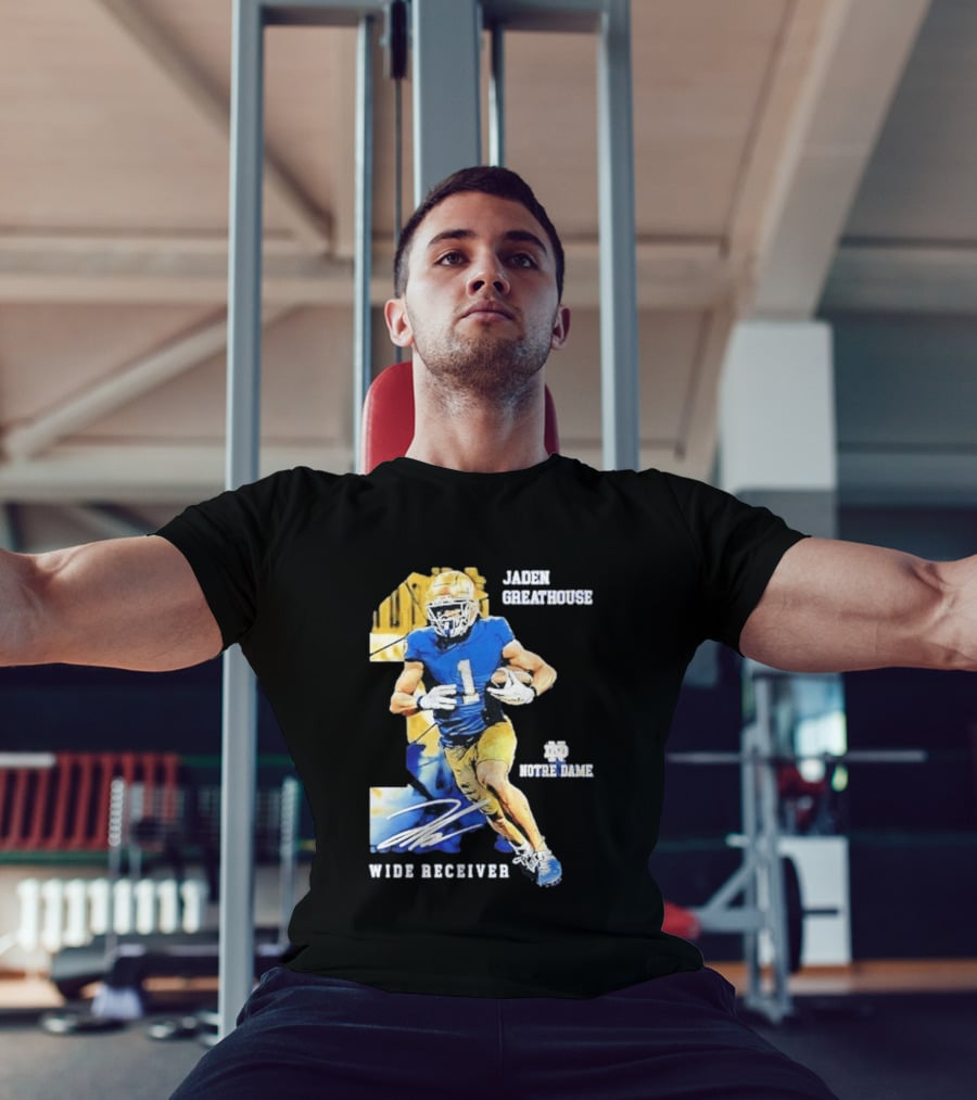 Jaden Greathouse 1 Notre Dame Wide Receiver Football Player T-Shirt