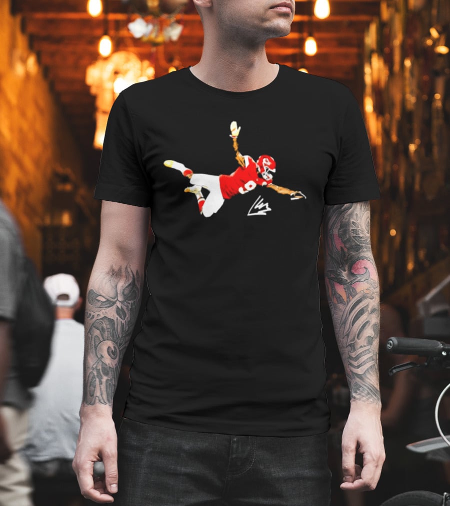 Kansas City Chiefs Kenneth Walker III Number 9 Dive Catch T-Shirt
