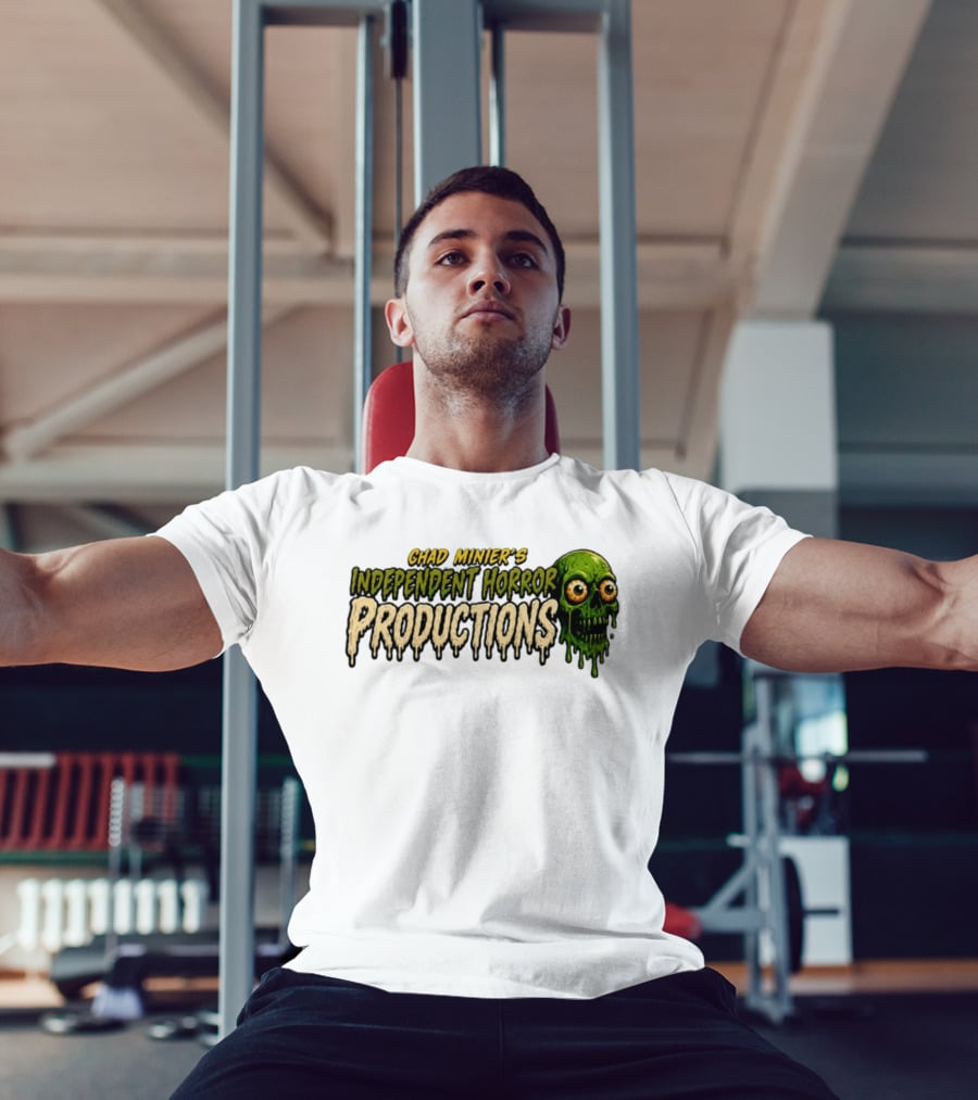 Chad Minier's Independent Horror Productions Skull Zombie T-Shirt