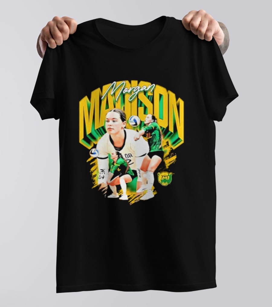 Morgan Madison Baylor Bears Volleyball NCAA Player Action And Team Spirit T-Shirt