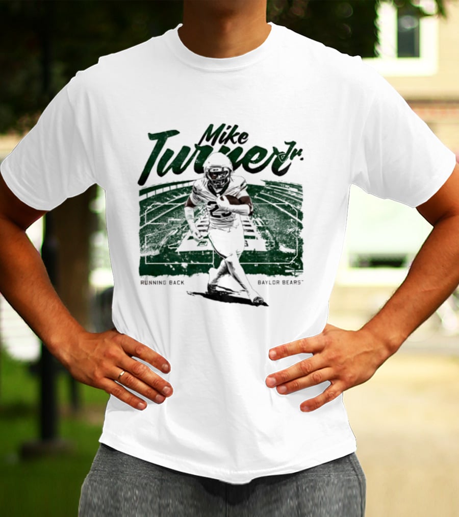 Mike Turner Jr. Running Back Baylor Bears NCAA Football Player T-Shirt