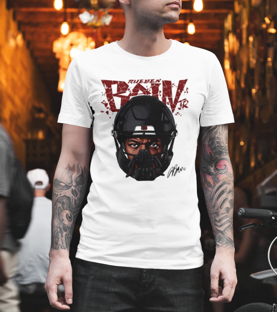 Rueben Bain Jr. Big Head Mask Tampa Bay Buccaneers T-Shirt