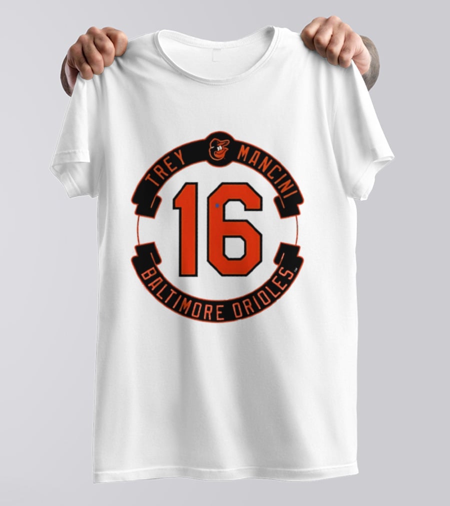 Trey Mancini 16 Baltimore Orioles MLB Baseball T-Shirt