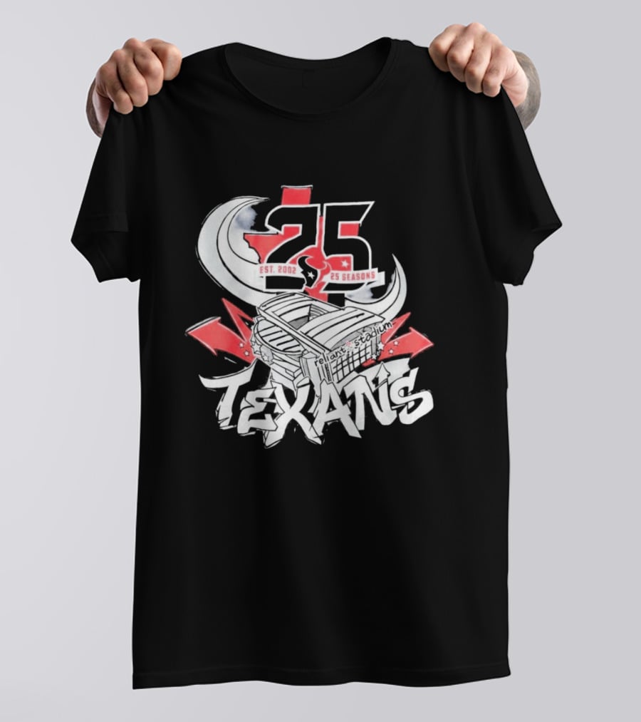 Texans 2026 Est. 2002 25 Seasons Anniversary T-Shirt