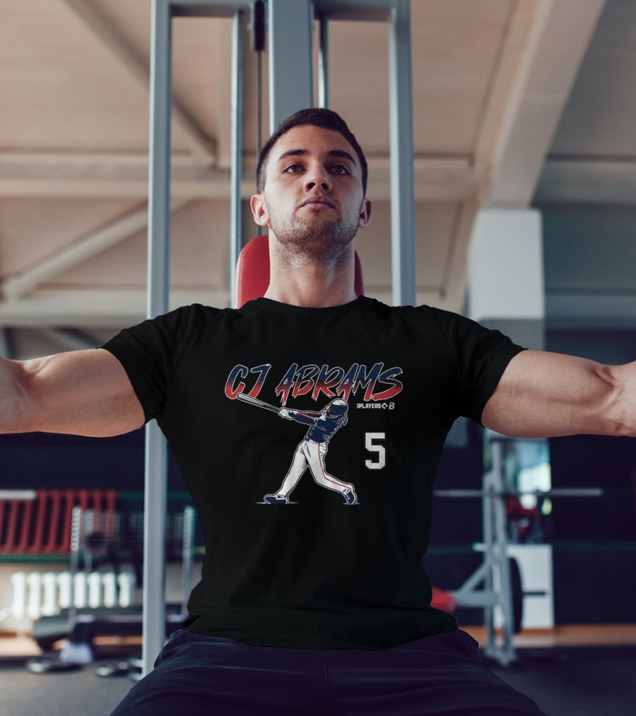 CJ Abrams Baseball Swing Number 5 T-Shirt
