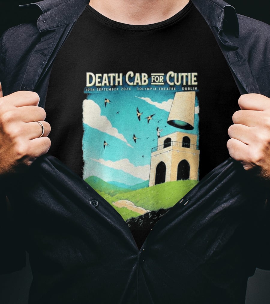 Death Cab For Cutie Olympia Theatre Dublin 17th September 2026 T-Shirt