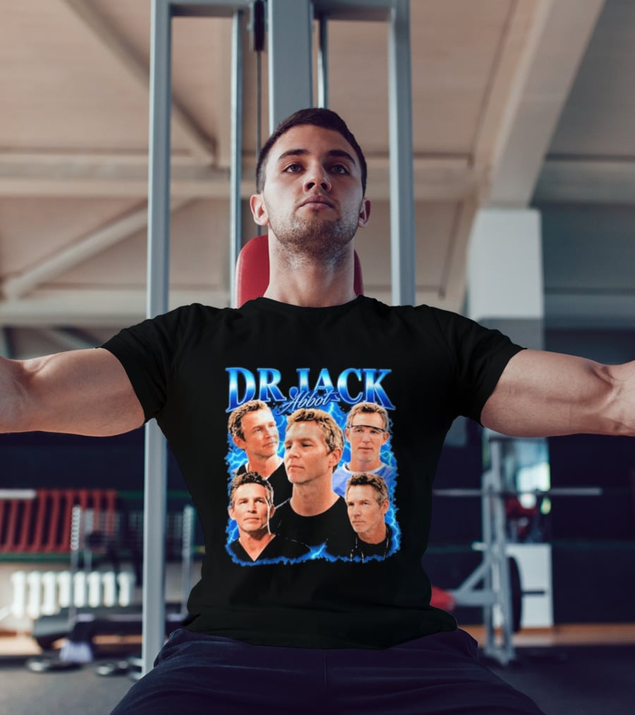 Dr Jack Abbot Multiple Faces Collage T-Shirt