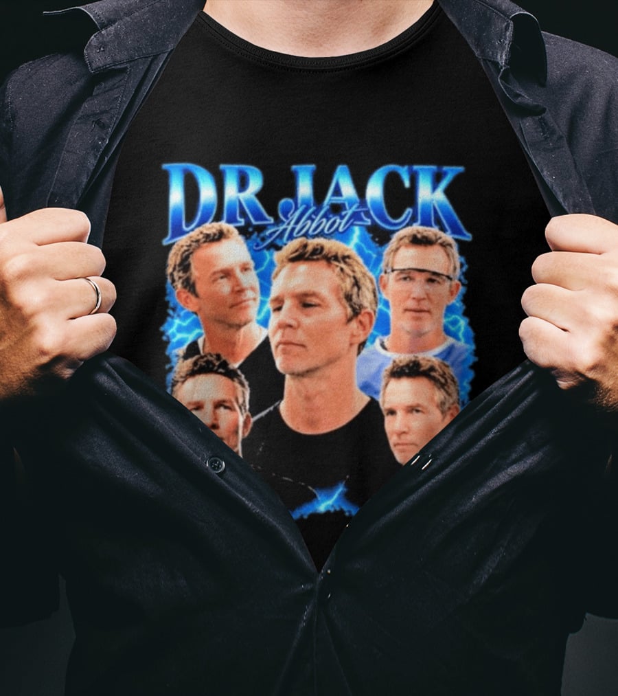 Dr Jack Abbot Multiple Faces Collage T-Shirt
