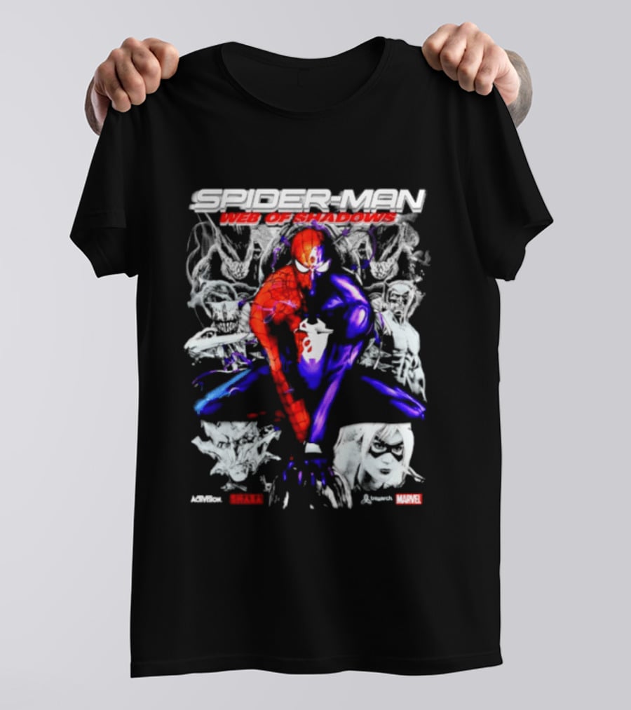 Spider Man Web Of Shadows Marvel Shaba Game T-Shirt