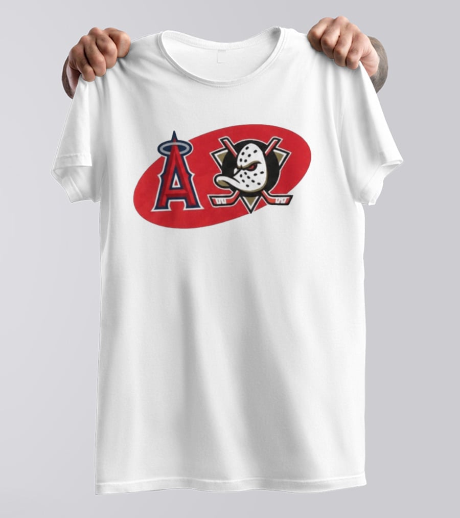 Los Angeles Angels Anaheim Ducks Collaboration Event T-Shirt