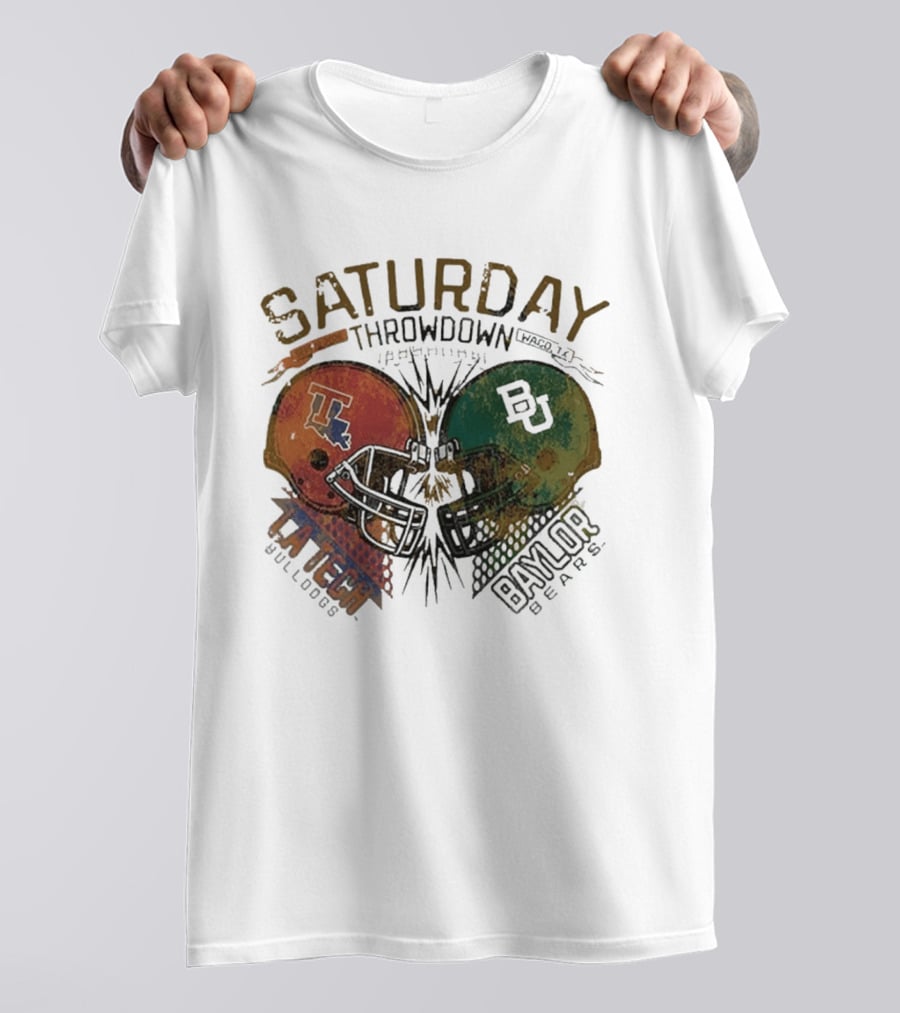 Baylor Bears Vs Louisiana Tech Bulldogs Saturday Throwdown Waco TX Sept 19 2026 T-Shirt