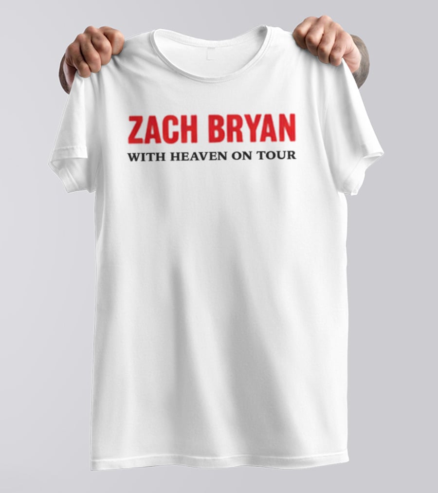 Zach Bryan The Woodlands 2026 With Heaven On Tour Dover DE September 18th 19th T-Shirt