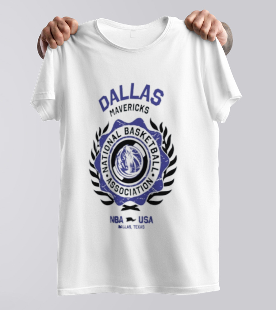 Dallas Mavericks National Basketball Association USA Laurels 2026 T-Shirt