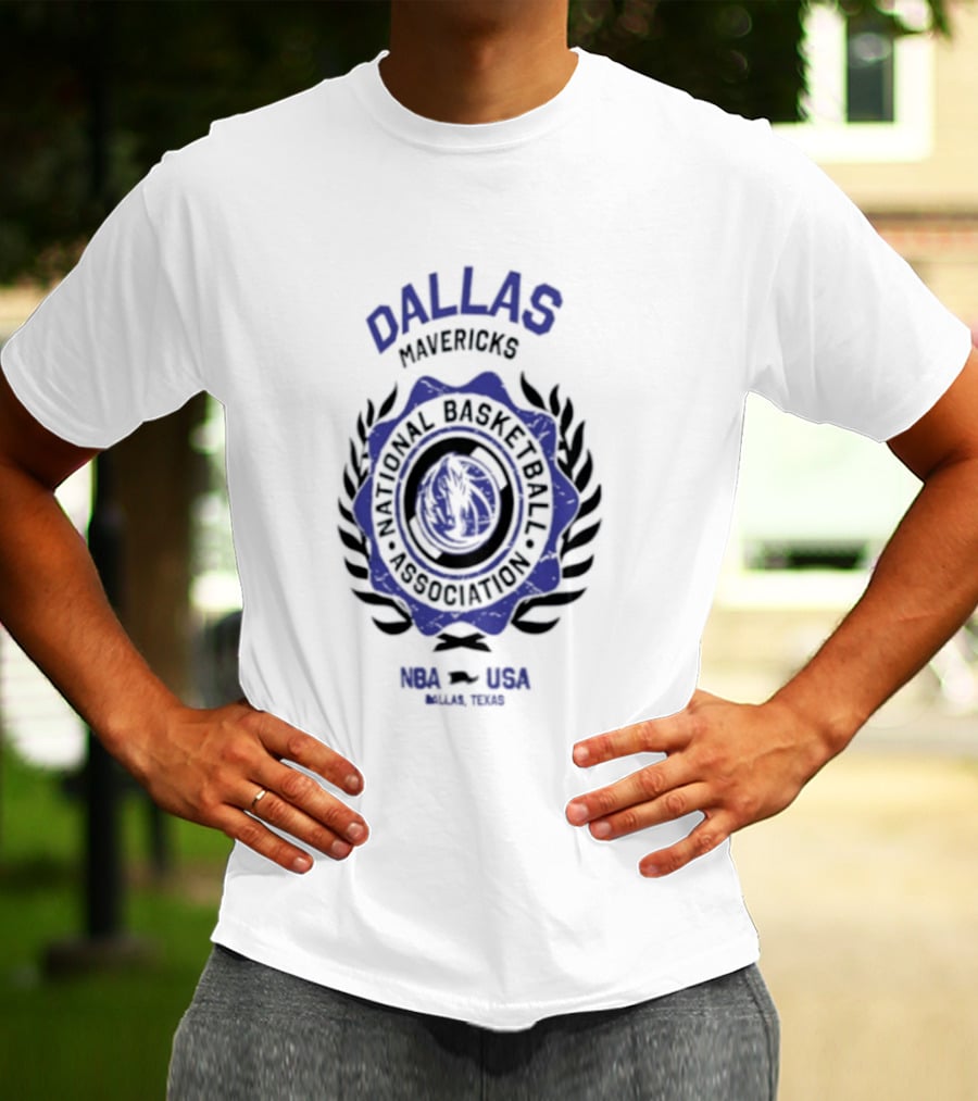 Dallas Mavericks National Basketball Association USA Laurels 2026 T-Shirt