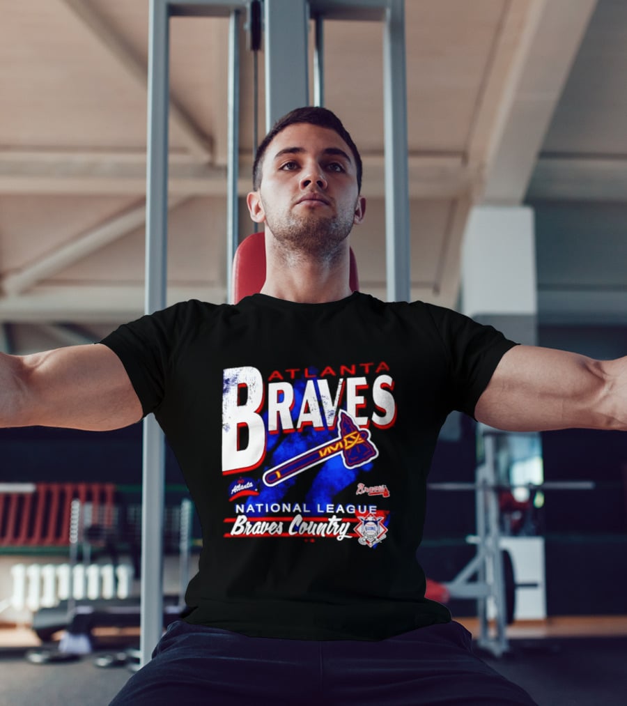 Atlanta Braves National League Braves Country Vintage Tomahawk Iconic Team Spirit T-Shirt