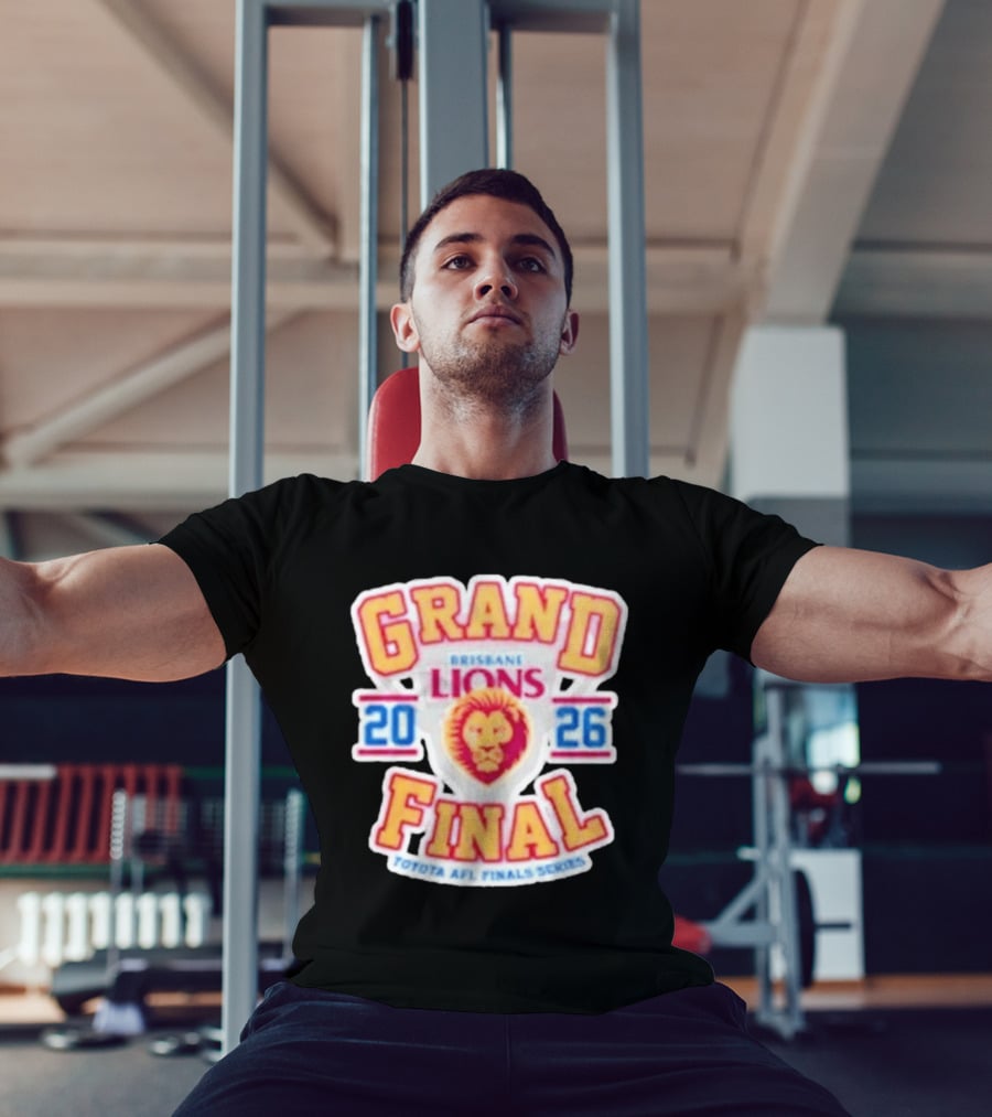 Brisbane Lions 2026 Grand Final Toyota AFL Finals Series T-Shirt