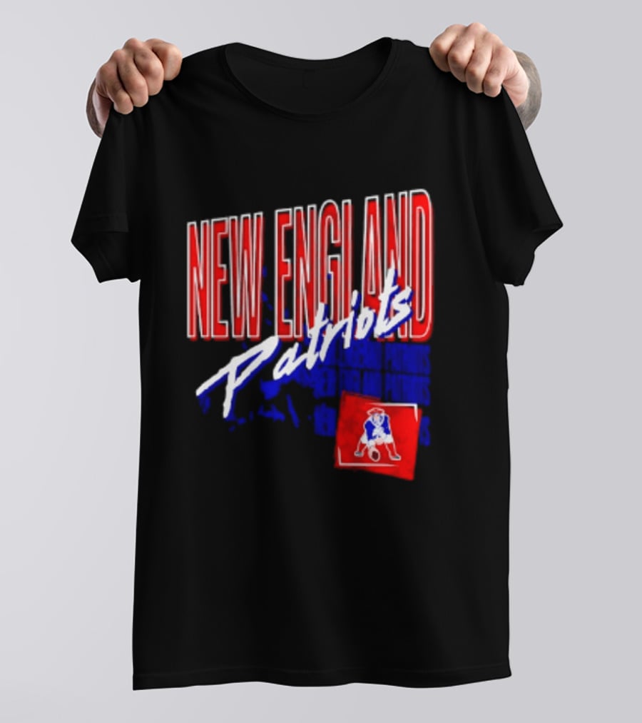 New England Patriots Red White Team Sports T-Shirt