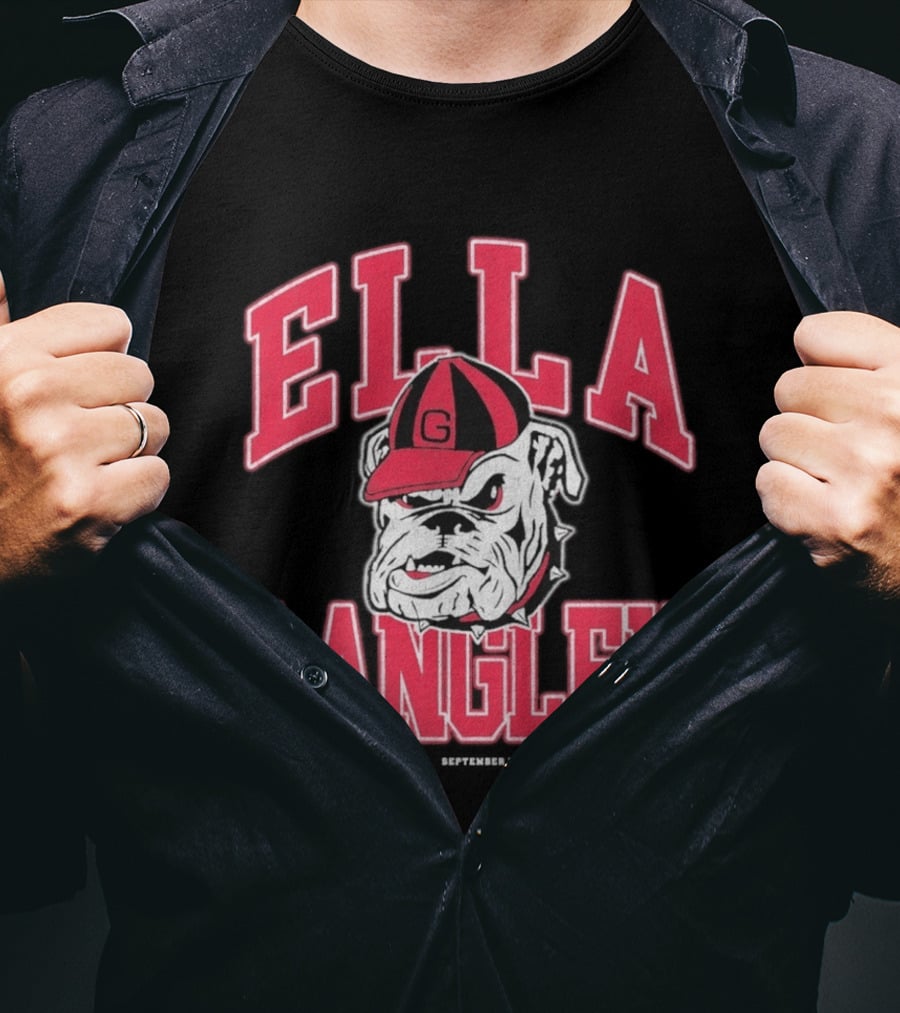 Georgia Bulldogs Ella Langley The Dandelion Tour 2026 Akins Ford Arena September 19 Bulldog T-Shirt