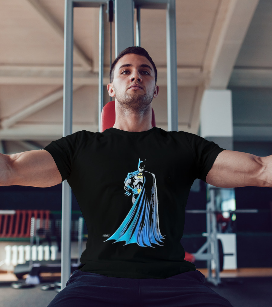 IShowSpeed 1989 Batman DC Comics Blue And Grey Cape T-Shirt