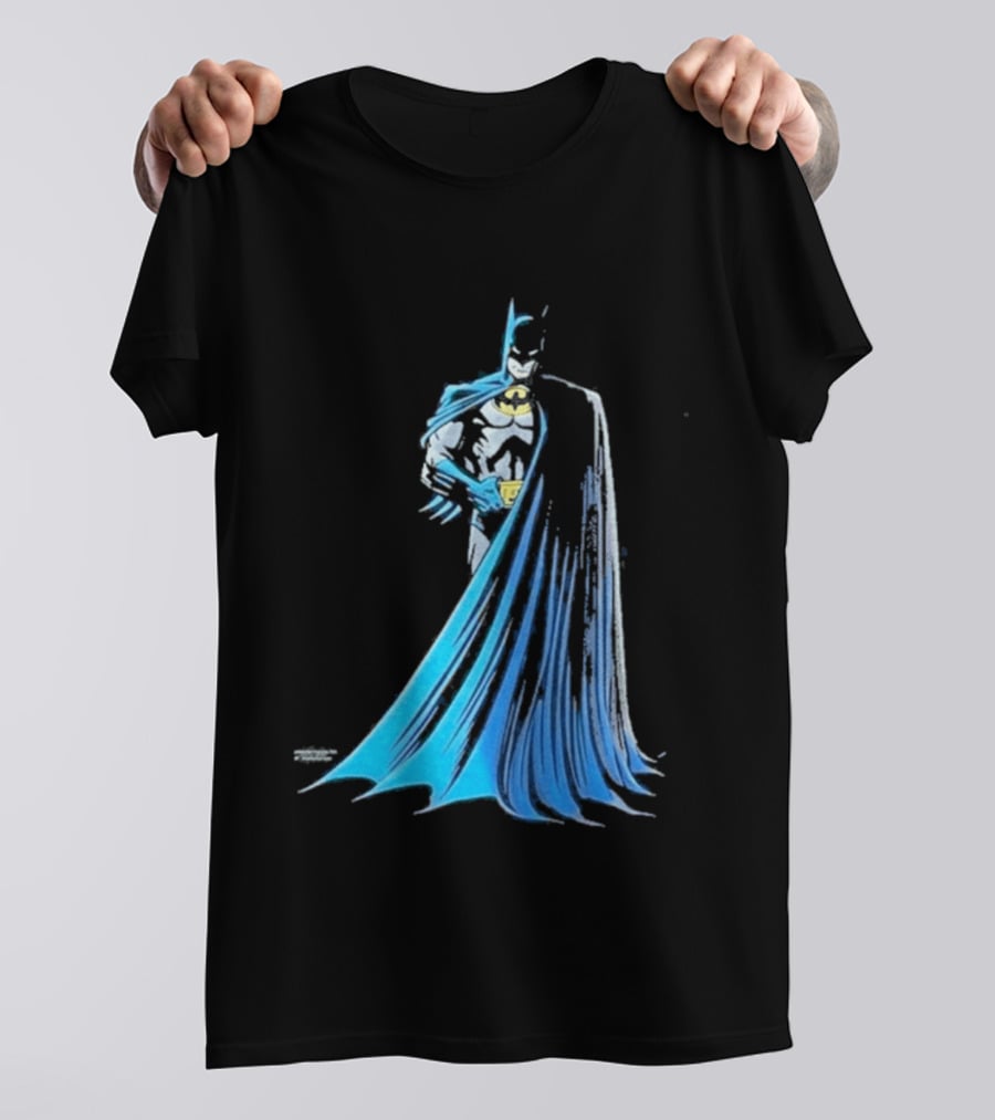 IShowSpeed 1989 Batman DC Comics Blue And Grey Cape T-Shirt