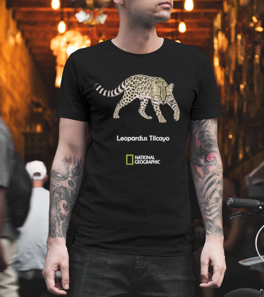 Leopardus Tilcayo National Geographic Wildlife September 2026 Discovery T-Shirt