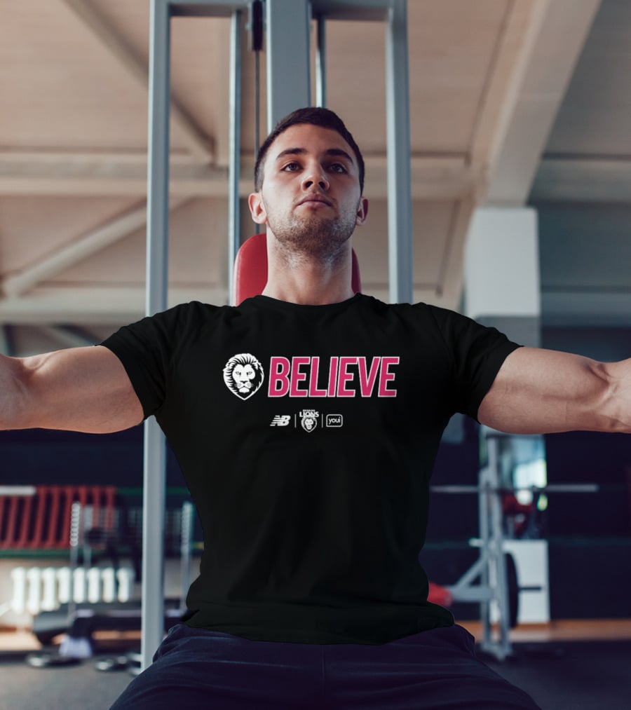 New Balance Lions BELIEVE 2026 Grand Finalist AFL You T-Shirt