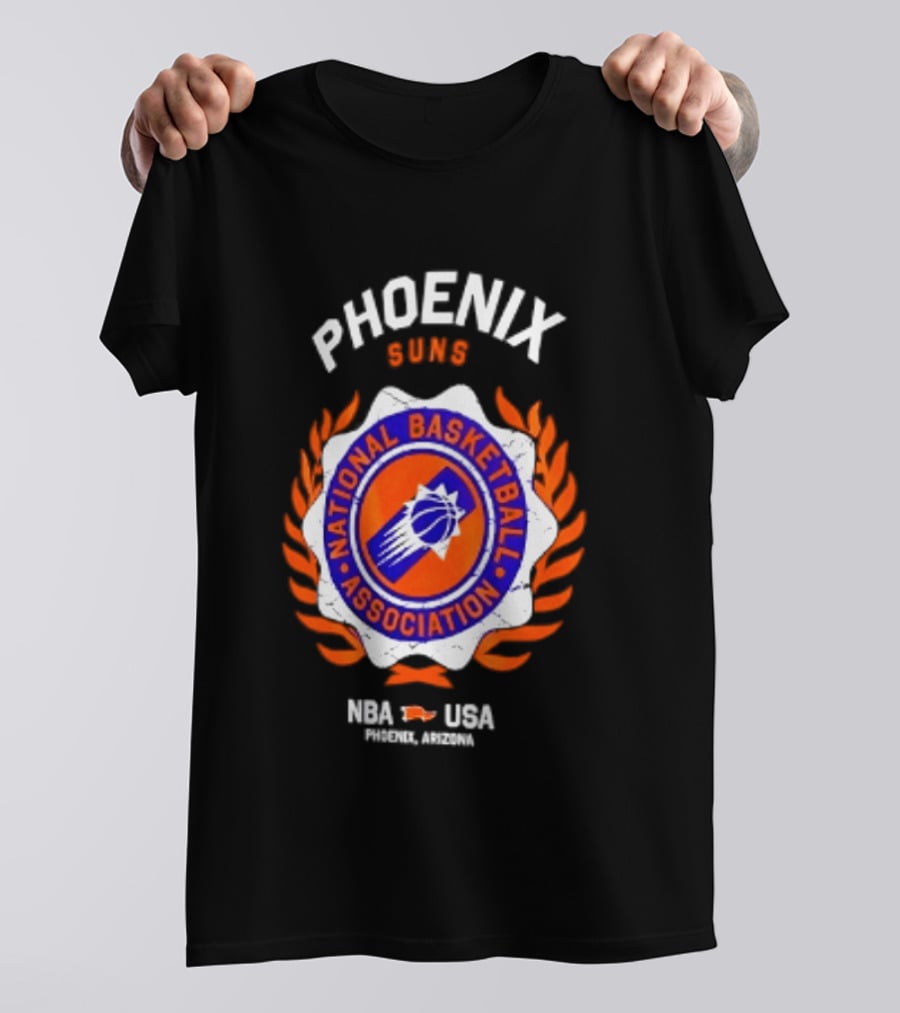 Phoenix Suns NBA National Basketball Association USA Laurel Crest 2026 T-Shirt