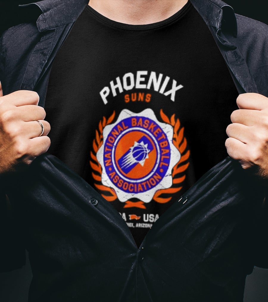 Phoenix Suns NBA National Basketball Association USA Laurel Crest 2026 T-Shirt