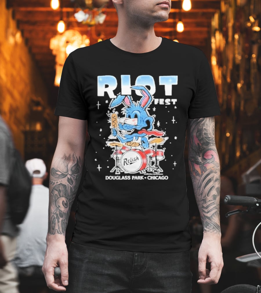 Riot Festival 2026 Douglass Park Chicago Relish Event T-Shirt
