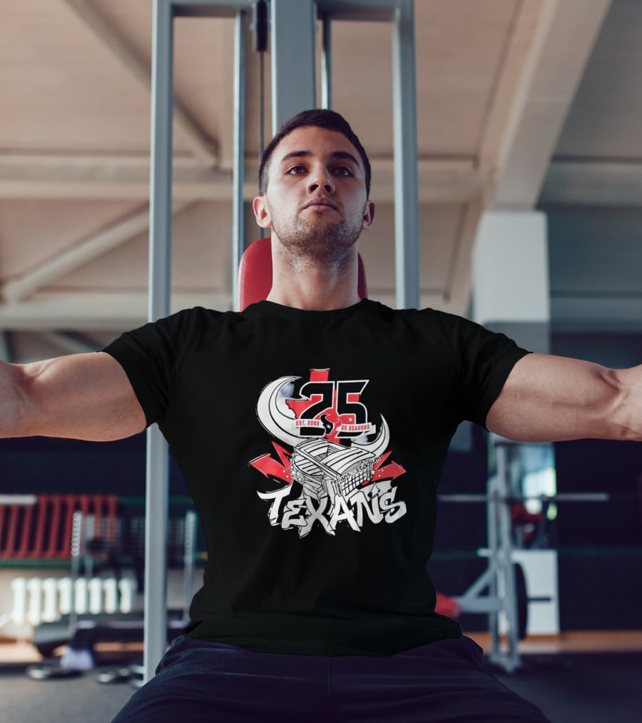Texans 25 Seasons 2026 Est. 2002 Celebration T-Shirt