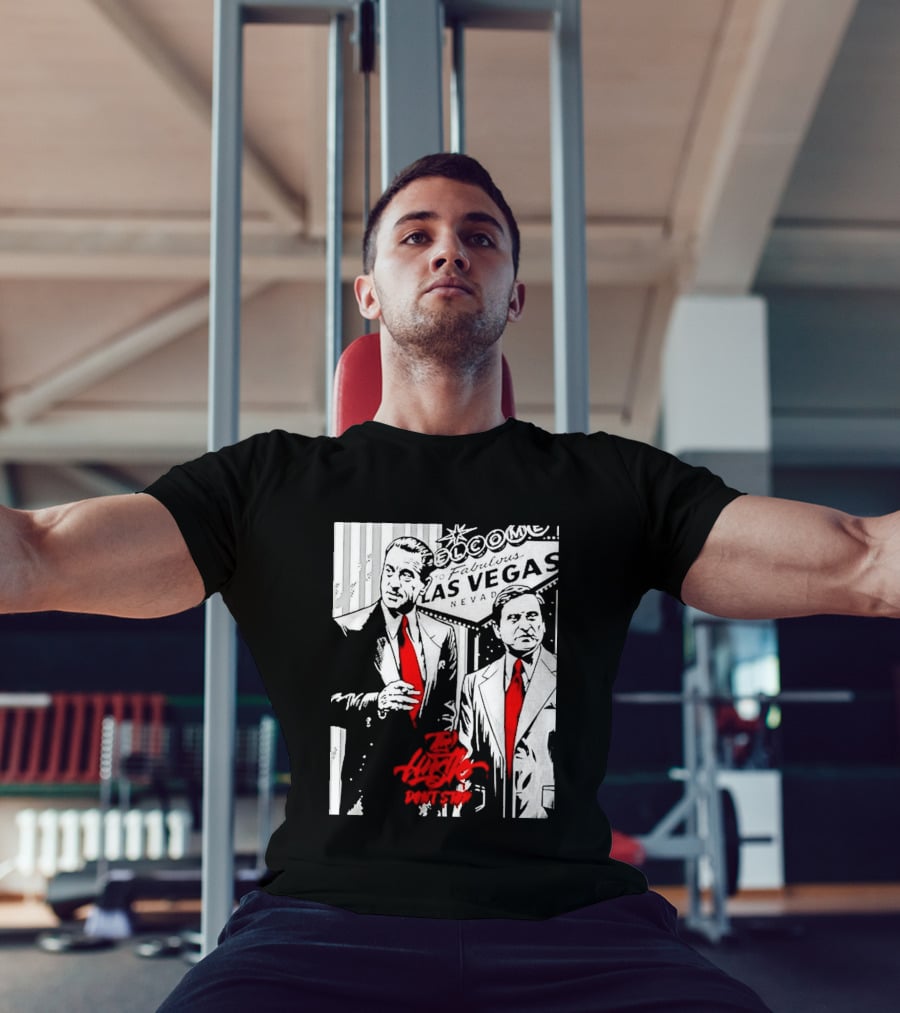 Las Vegas Casino Mobsters Red Tie T-Shirt
