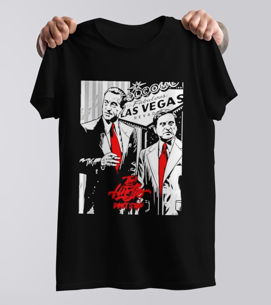Las Vegas Casino Mobsters Red Tie T-Shirt