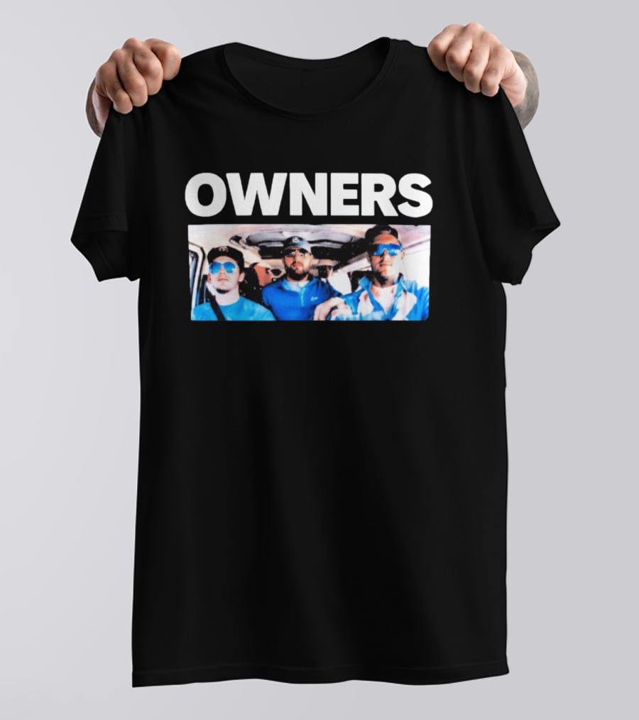 OWNERS Ride Together Sunglasses And Blue Outfits T-Shirt