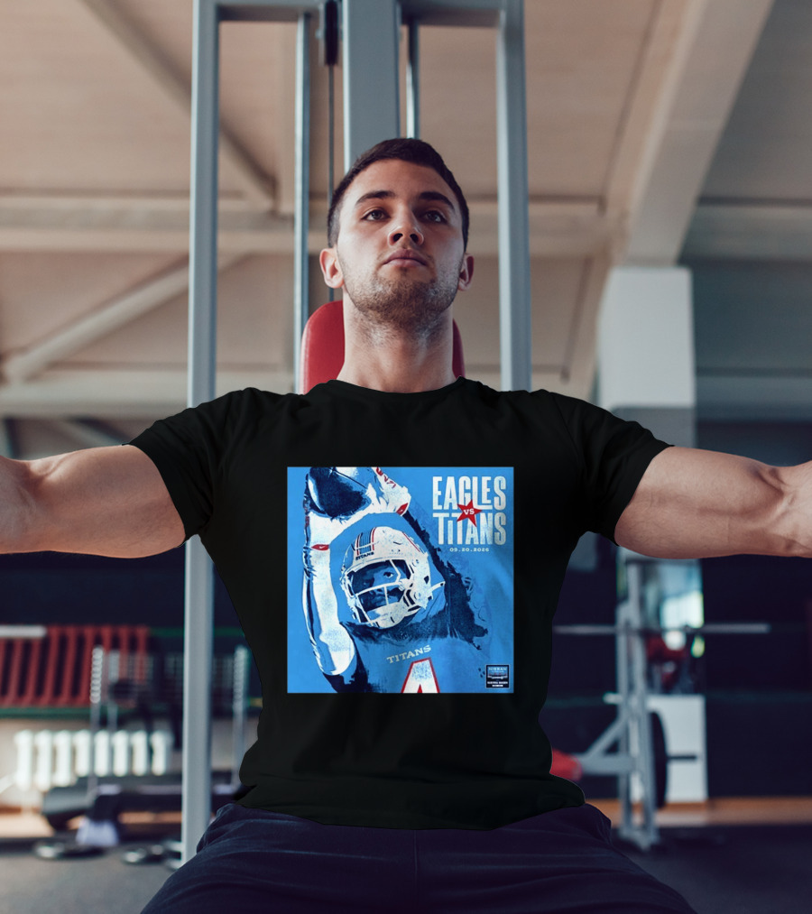 Eagles Vs Titans September 20 2026 Nissan Stadium Nashville TN T-Shirt