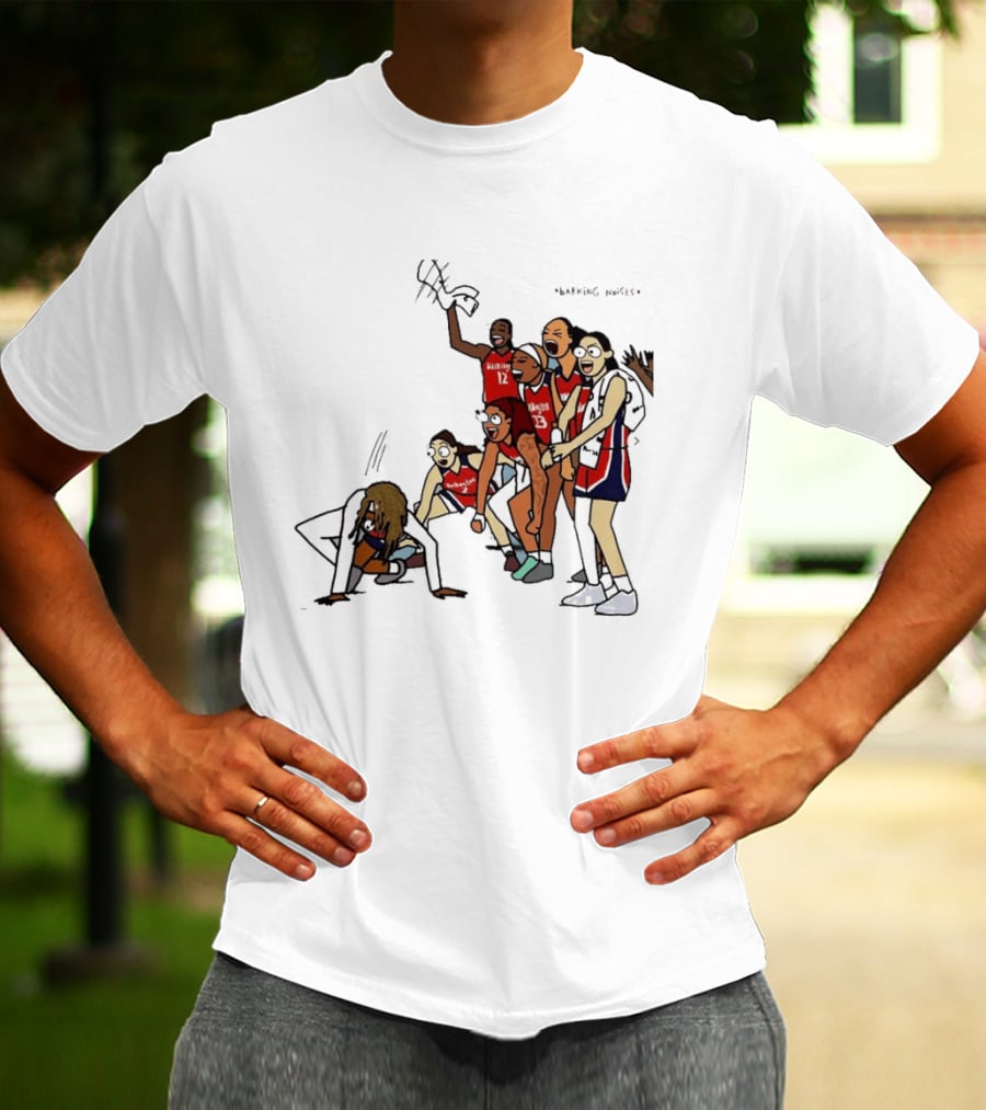 Basketball Team Washington Celebration Barking Noises T-Shirt