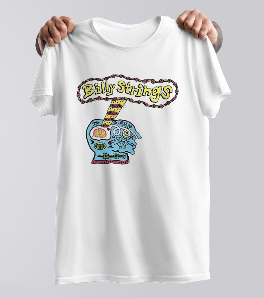 Billy Strings Fall 2026 Merchandise Head Lanceleee Psychedelic Brain T-Shirt