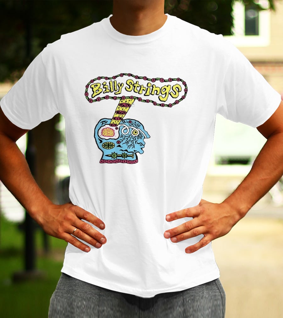 Billy Strings Fall 2026 Merchandise Head Lanceleee Psychedelic Brain T-Shirt