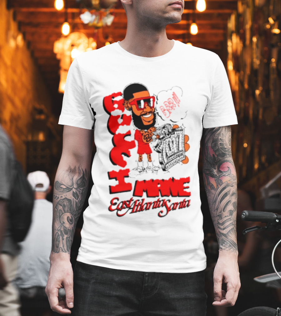 Gucci Mane Brr East Atlanta Santa Christmas T-Shirt