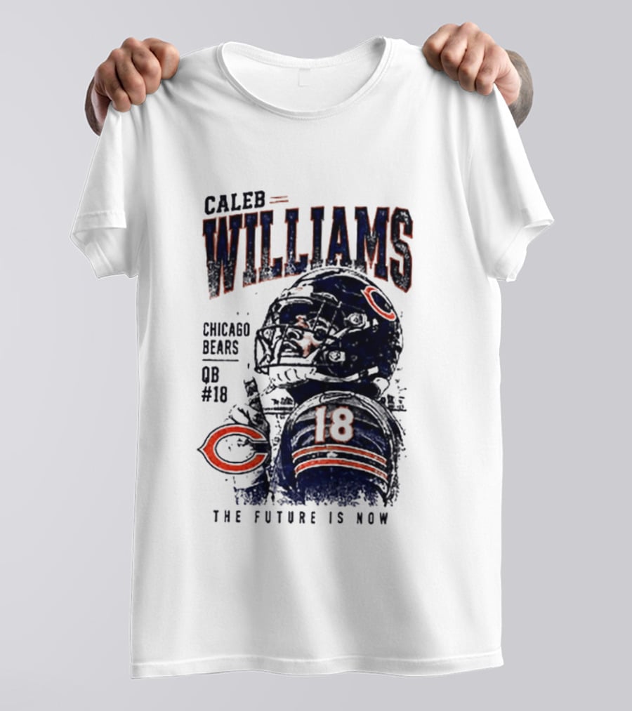 Caleb Williams Chicago Bears QB #18 The Future Is Now T-Shirt