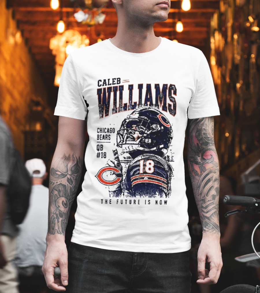 Caleb Williams Chicago Bears QB #18 The Future Is Now T-Shirt