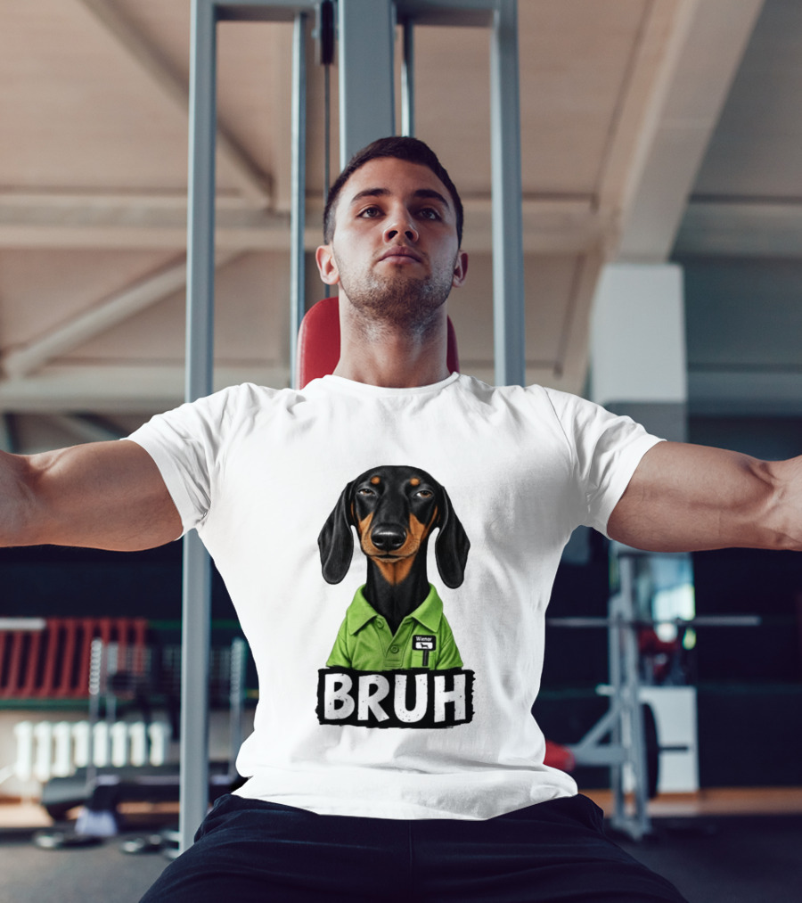 Dachshund Wiener Bruh Funny Dog Meme T-Shirt