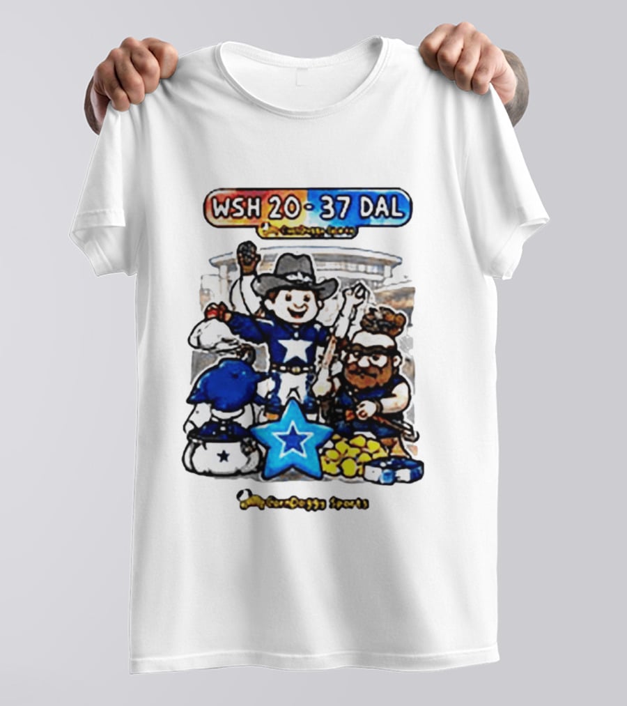 WSH 20 37 DAL Victory Celebration Cowboys Stadium T-Shirt