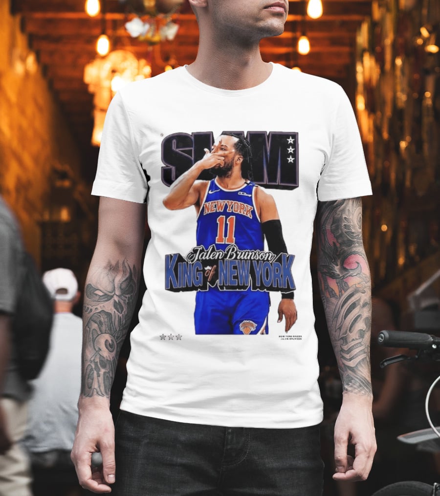 SLAM Magazine Jalen Brunson King Of New York Basketball 11 T-Shirt