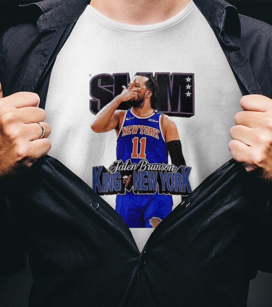 SLAM Magazine Jalen Brunson King Of New York Basketball 11 T-Shirt