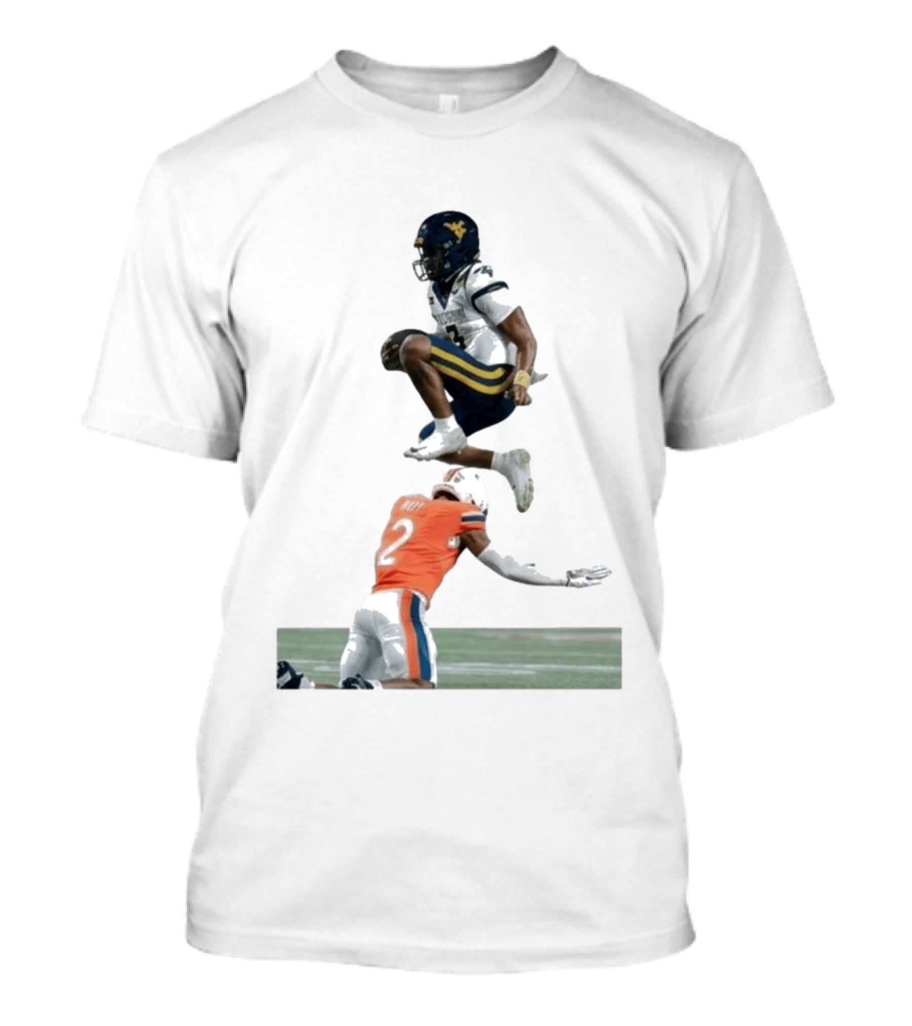 Michael Hawkins Jr Donavon Platt Football Leap Duke's Mayo T-Shirt