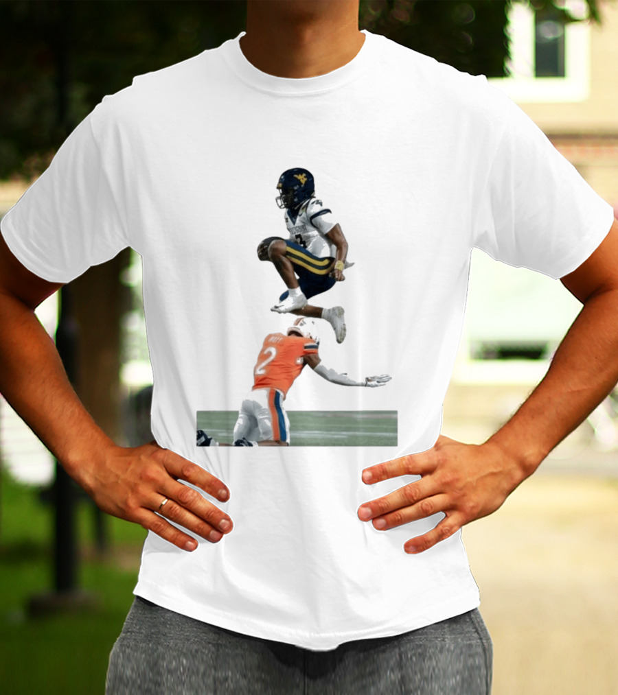 Michael Hawkins Jr Donavon Platt Football Leap Duke's Mayo T-Shirt