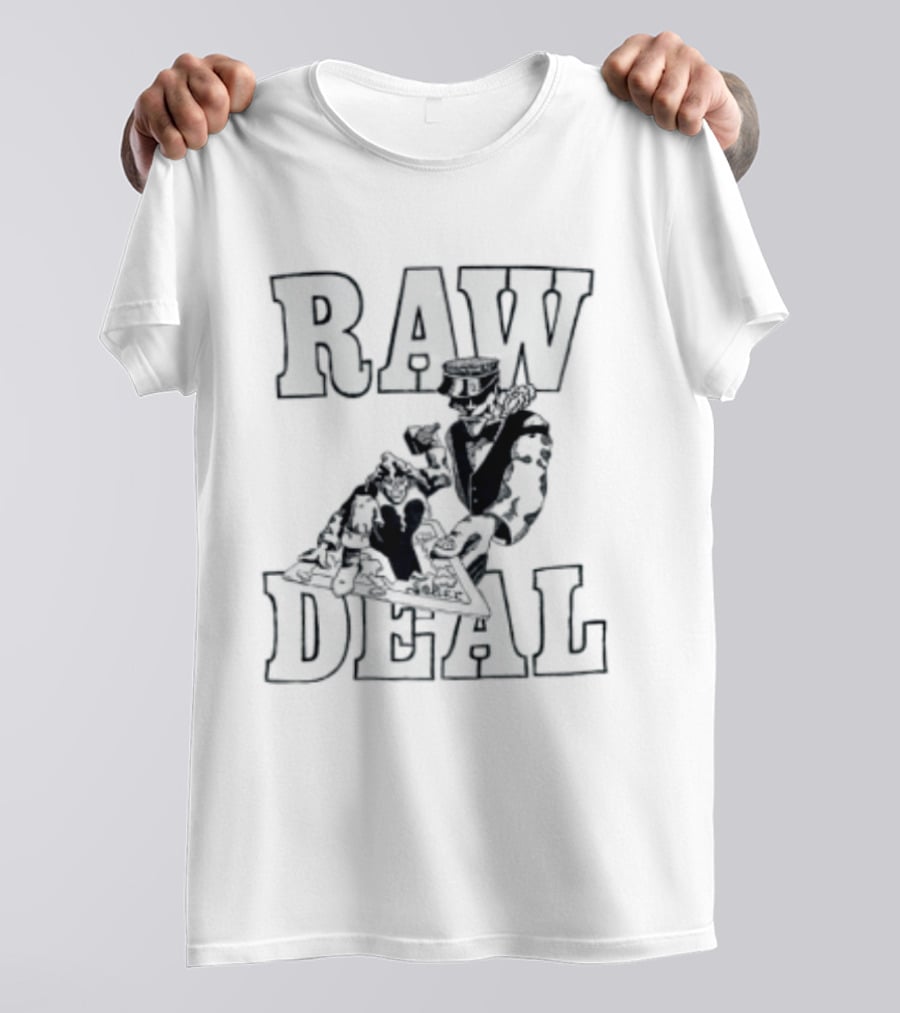 Raw Deal Joker Playing Card Jester T-Shirt
