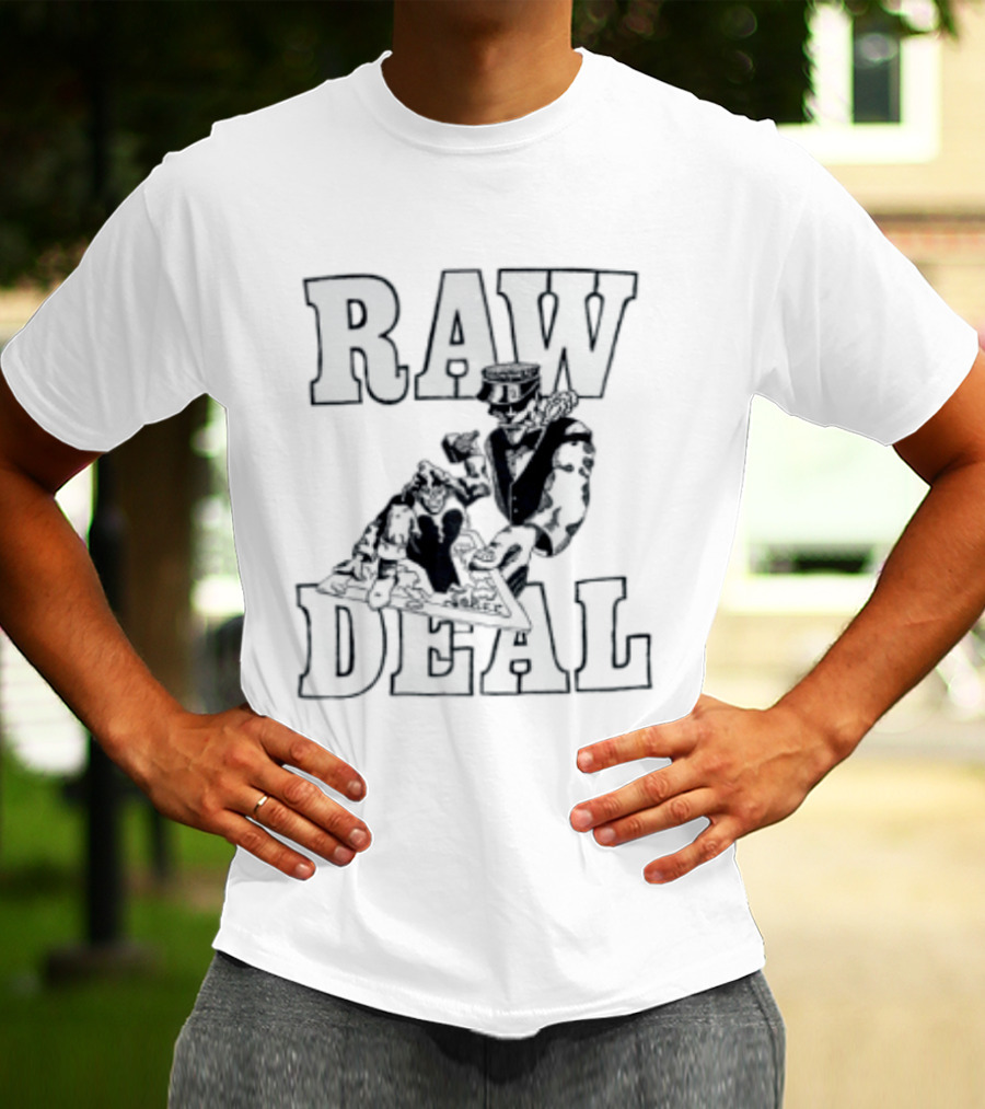 Raw Deal Joker Playing Card Jester T-Shirt