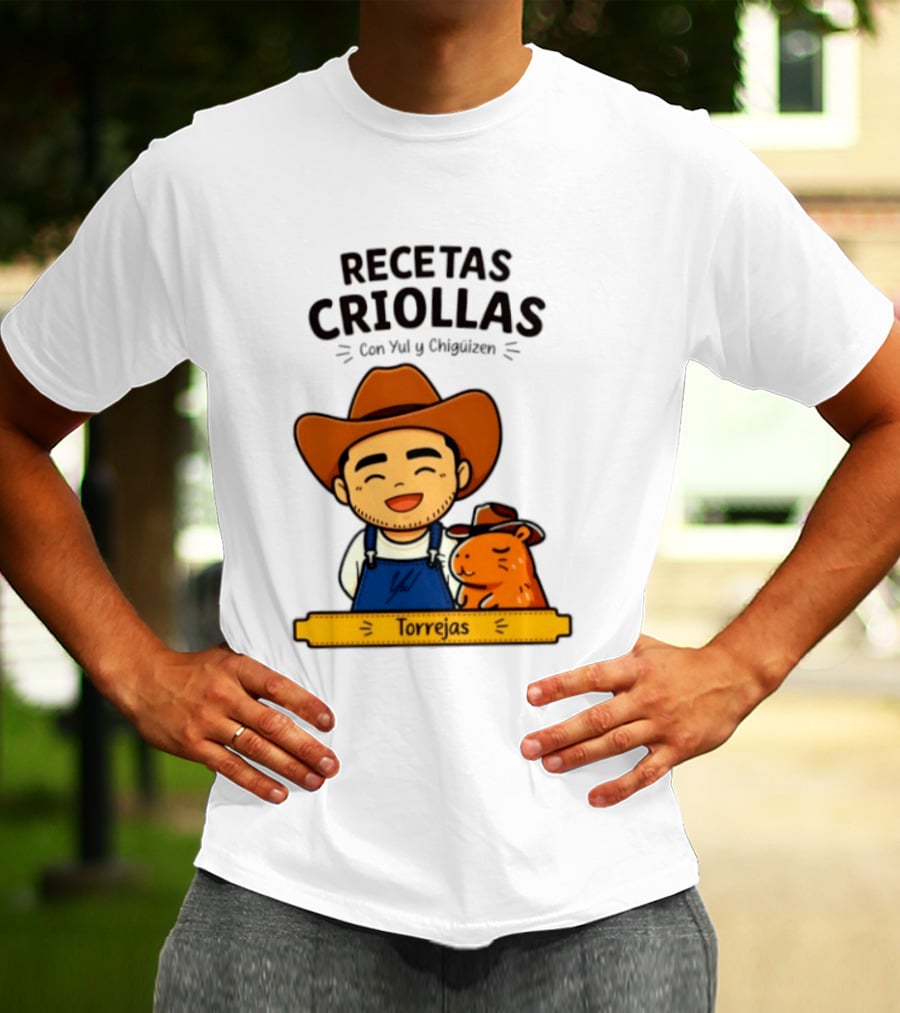 Recetas Criollas Con Yul Y Chigüizen Torrejas Vaquero Y Chigüiro T-Shirt